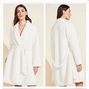 Eberjey Alpine Chic Robe Bone Large